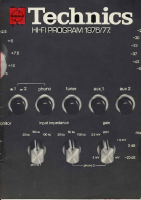 Technics - Catalog -Hifi-Program-1976-77 